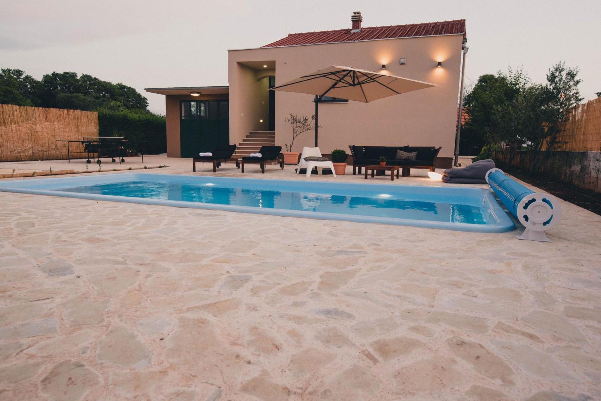 Cozy Country Home With Heated Outdoor Pool Šibenik Dış mekan fotoğraf